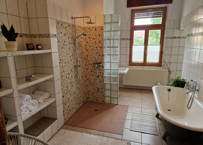 Harziano In Der Kaiser-otto-strasse - Stilvolle Gruenderzeitwohnungen Mit Kacheloefen, Wintergarten & Viel Platz Zum Entspannen Apartmán