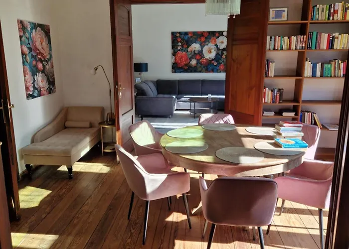 Harziano In Der Kaiser-otto-strasse - Stilvolle Gruenderzeitwohnungen Mit Kacheloefen, Wintergarten & Viel Platz Zum Entspannen Apartmán