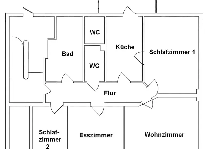 Apartmán Harziano In Der Kaiser-otto-strasse - Stilvolle Gruenderzeitwohnungen Mit Kacheloefen, Wintergarten & Viel Platz Zum Entspannen Quedlinburg